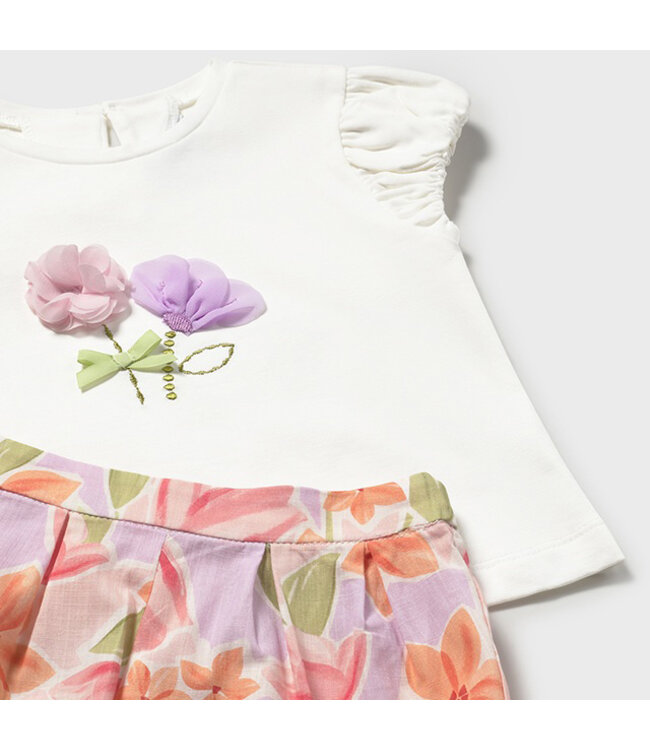 Mayoral Printed shorts set 1213_077