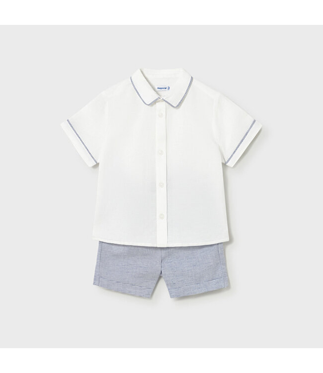 Mayoral Linen suiting bermuda set 1225_093