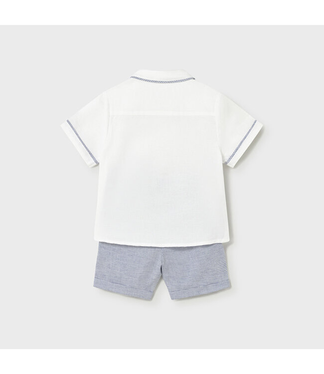 Mayoral Linen suiting bermuda set 1225_093