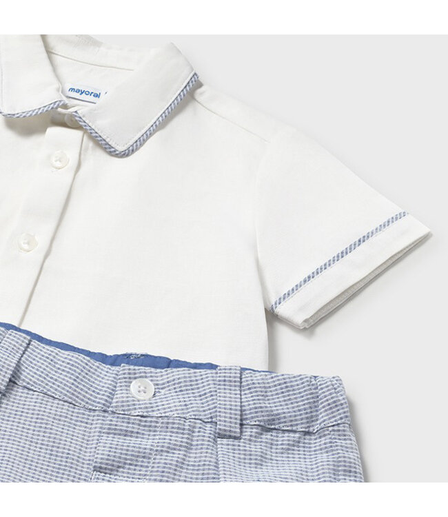 Mayoral Linen suiting bermuda set 1225_093