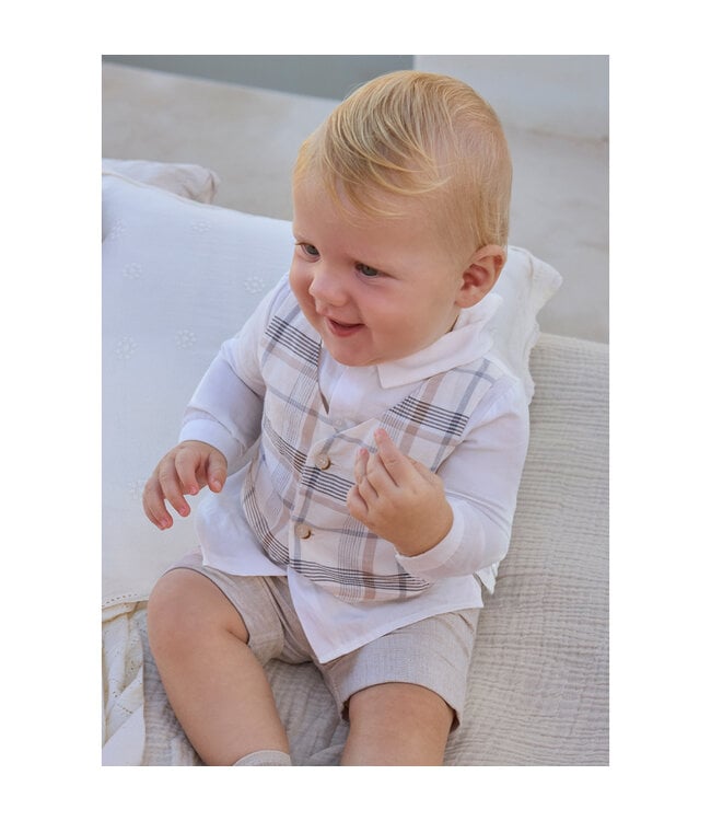 Mayoral pant shirt set and vest 1269_023