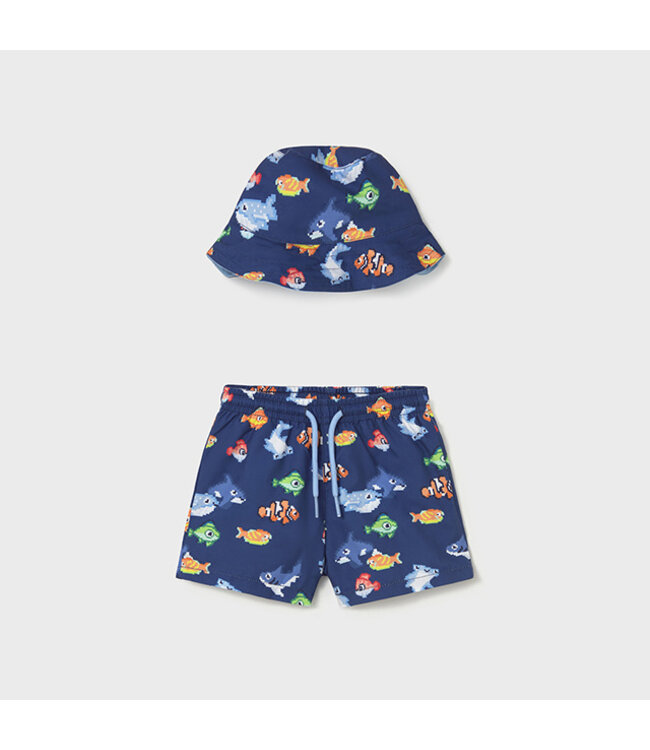 Mayoral Swim shorts w/ bucket hat 1660_072