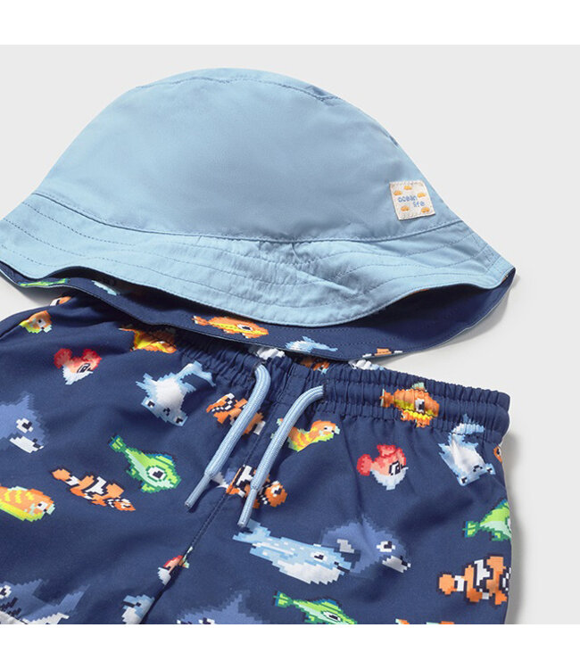 Mayoral Swim shorts w/ bucket hat 1660_072