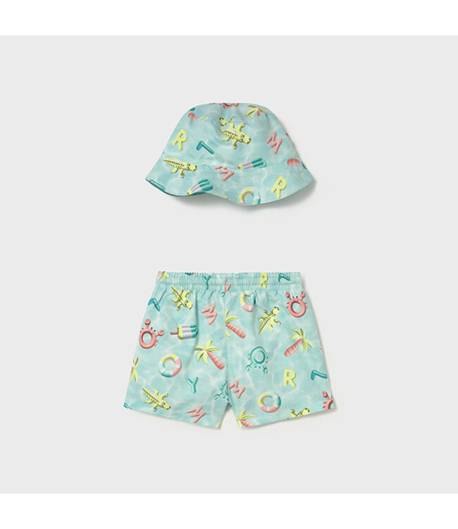 Mayoral Swim shorts w/ bucket hat 1660_073