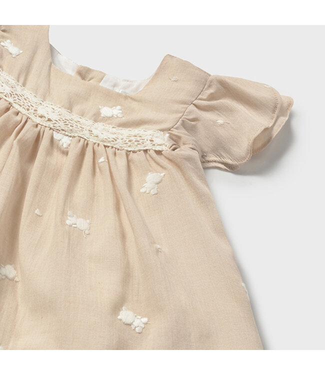 Mayoral Embroidered dress 1802_092