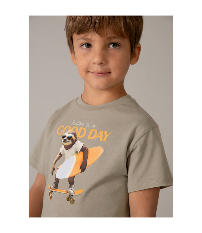 Mayoral Shirt "good day" applique 3064_034