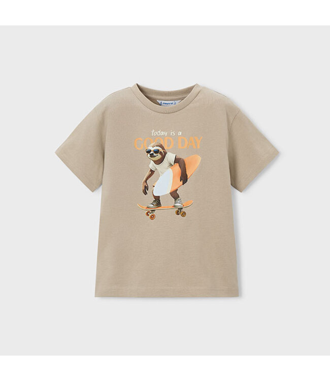 Mayoral Shirt "good day" applique 3064_034