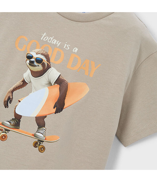 Mayoral Shirt "good day" applique 3064_034