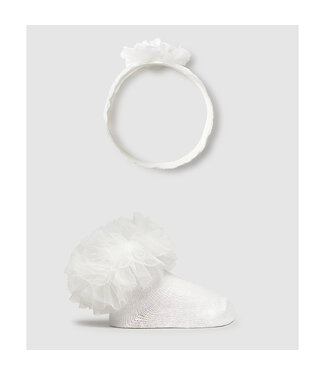 Mayoral Headpiece and sock set 9055_035