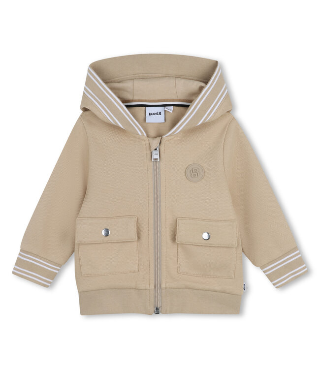 BOSS VEST MET KAP J52869/249