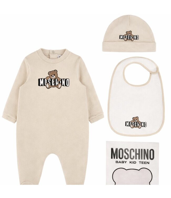 Moschino BABYGROW+BIB+HAT MOY03I_LCA19_20829 