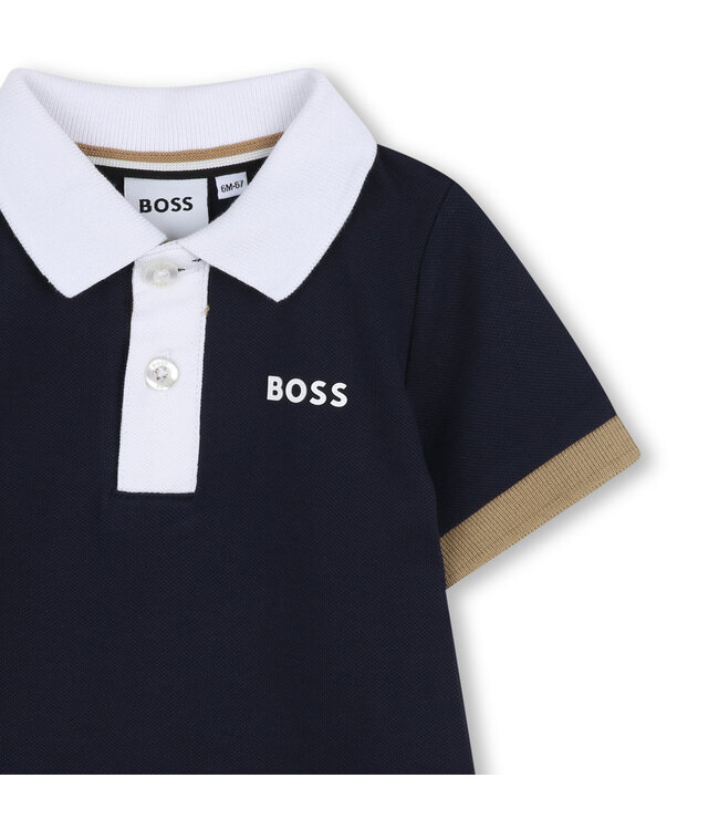 BOSS POLO MET KORTE MOUWEN J52878/849