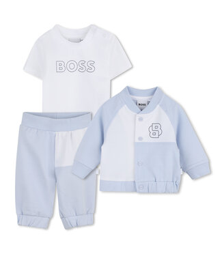 BOSS BASIS T-SHIRT+BROEK+VEST J53049/771