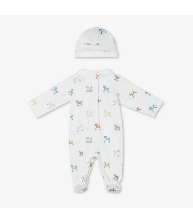 Fendi LITTLE HORSES PRINTED JERSEY BUK156_AVW8_F0ZA0