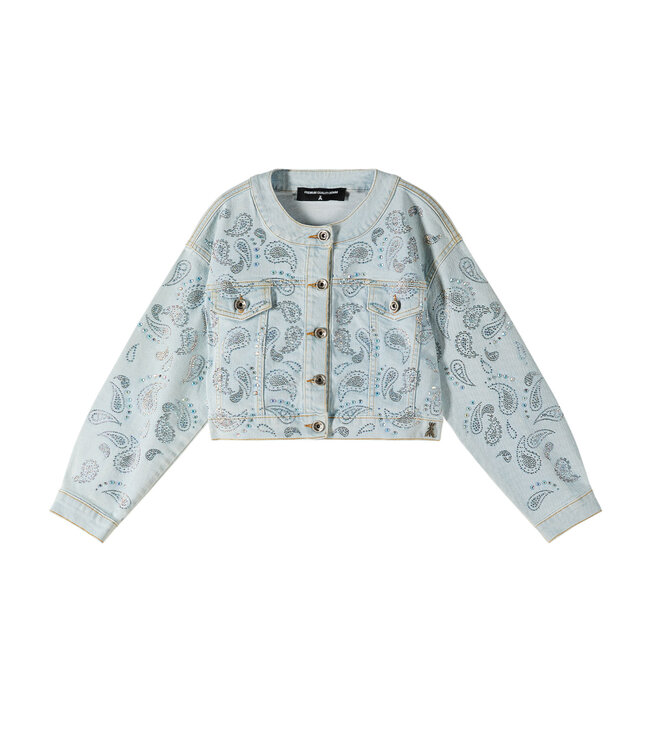 Patrizia Pepe GIUBBOTTO/JACKET Light Blue Wash 7O0051_D150_CB18