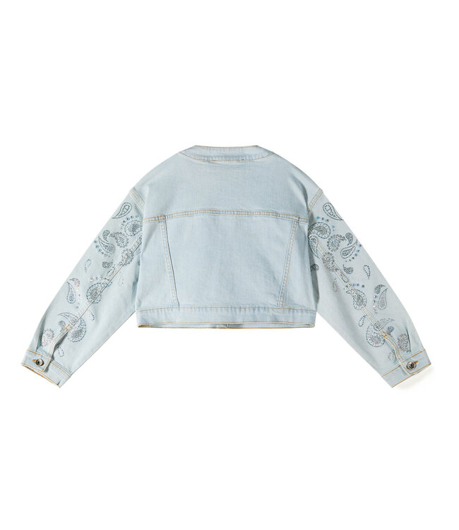 Patrizia Pepe GIUBBOTTO/JACKET Light Blue Wash 7O0051_D150_CB18