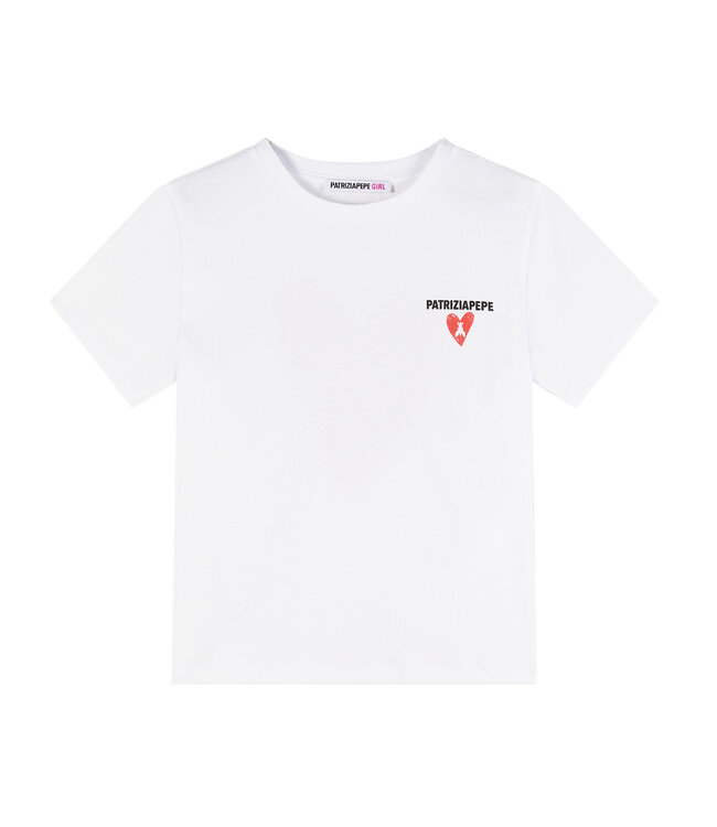 Patrizia Pepe MAGLIA/T-SHIRT ASPETTO GENERIC Bianco 7M0978_J411_W146