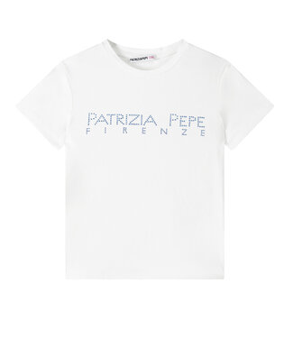 Patrizia Pepe MAGLIA/TOP Bianco&Light Saphire 7M0809_J331_W432