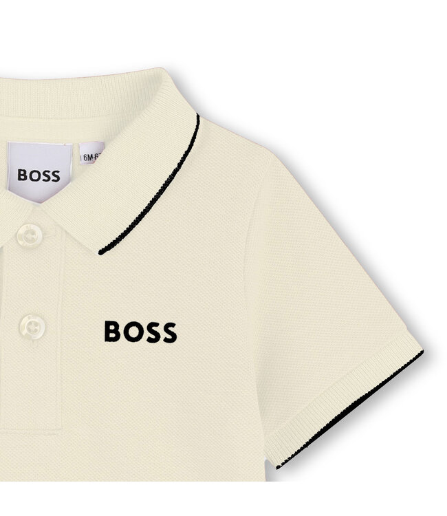 BOSS POLO MET KORTE MOUWEN J52713/21C