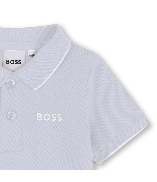 BOSS POLO MET KORTE MOUWEN J52713/78K