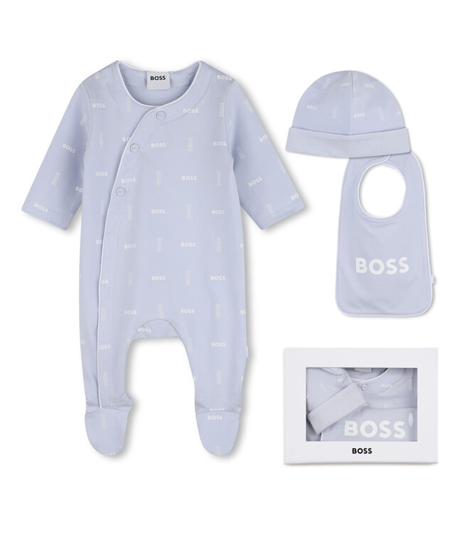 BOSS PYJAMA+SLABBETJE+MUTS J53045/771