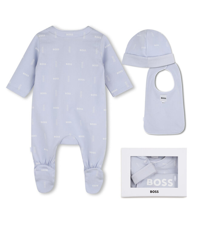 BOSS PYJAMA+SLABBETJE+MUTS J53045/771