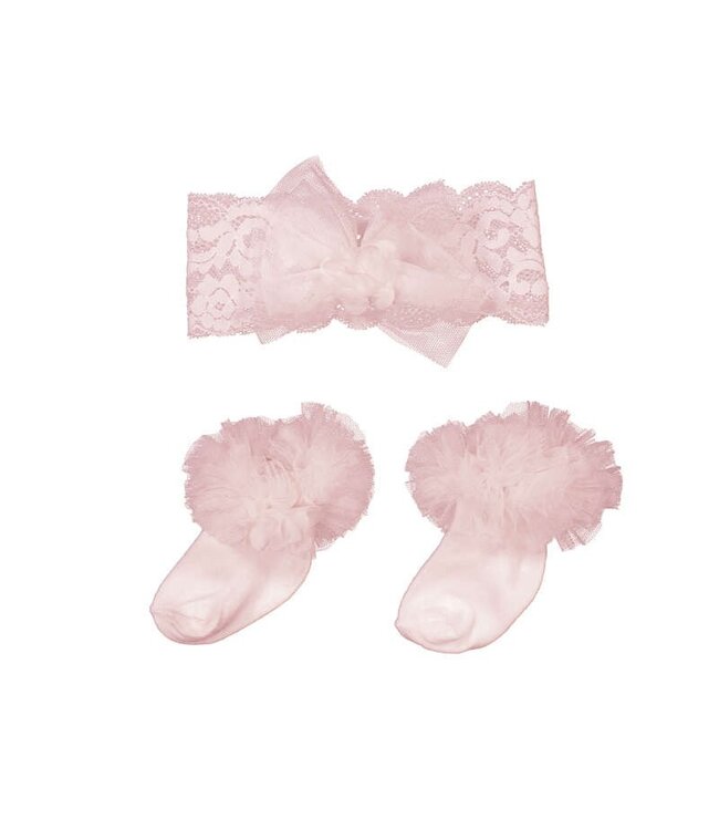 Mayoral Headpiece and sock set 9055_036