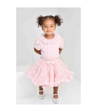 Angels Face ENID SPARKLE TULLE COLLAR BABY TOP SWEET BLUSH + KITTY BABY TUTU BLUSH