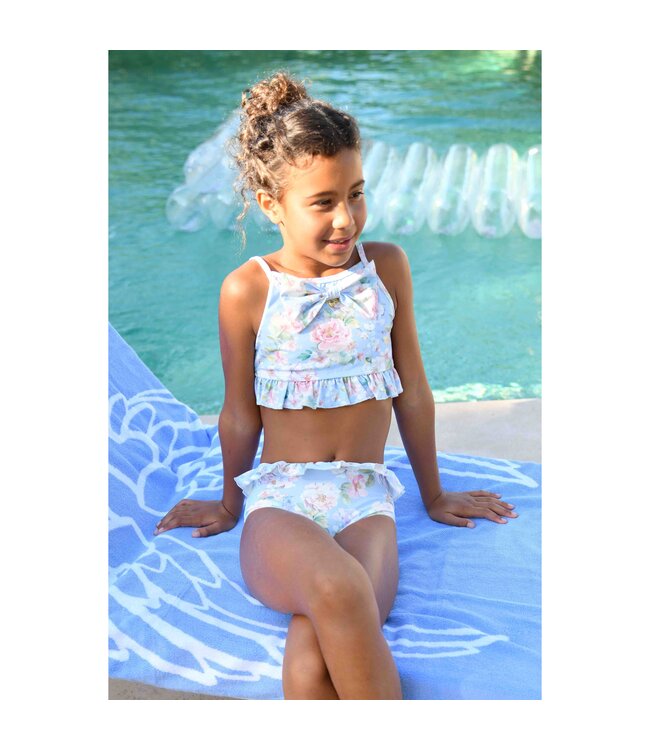 Angels Face KERRY GARDEN FLOWER PRINT BIKINI PRETTY BLUE