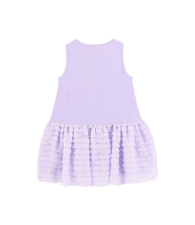 Angels Face PENELOPE TEE DRESS WITH FRILLY SKIRT LAVENDER