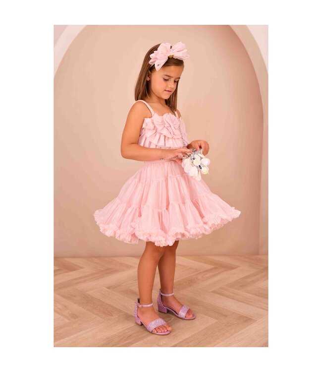 Angels Face ROSETTA SPARKLE TULLE TOP SWEET BLUSH + PIXIE SPARKLE TUTU SWEET BLUSH