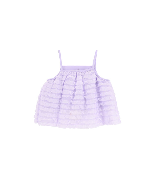 Angels Face SHAUNA FRILLY TOP AND SHORT SET LAVENDER
