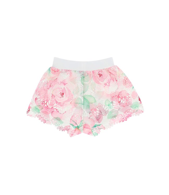 Angels Face MARIA MIX PRINTED LACE TOP + SARAH MIX PRINTED LACE SHORTS SNOWDROP/MIX
