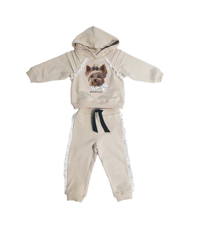 Monnalisa FELPA CHIUSA+ JOGGER FELP 19G509NP_7031_0002