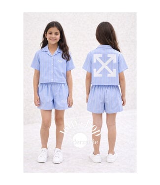 OW EMBRO BOW SHIRT + SHORT OGGA018S26FAB0014030