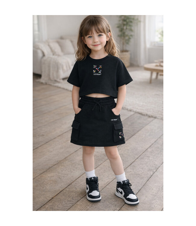 Off White ARROW STONES CARGO SKIRT OGCK006S26FLE0010001