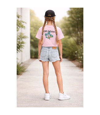 Off White DAISY TAPE TEE S/S OGAA001S26JER0046083