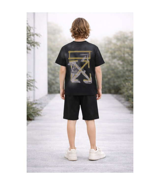 Off White ARROW SPRAY ACID TEE S/S OBAA002S26JER00F0010