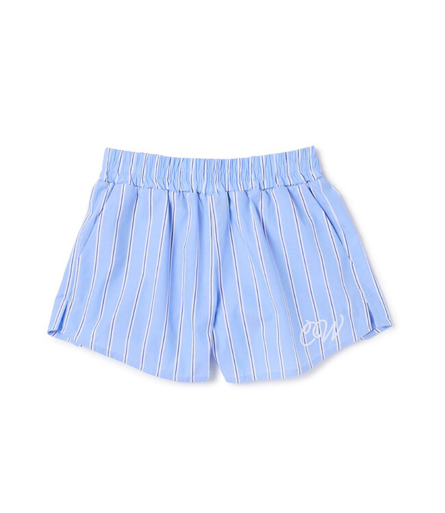 Off White OW EMBRO BOW SHIRT + SHORT OGGA018S26FAB0014030