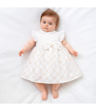 First Signature organza dress with bow 6200502_0135