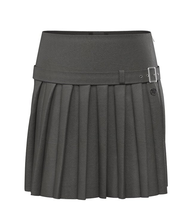 Guess PU PLEATED MINI SKIRT J6YD05_W2639_JBLK