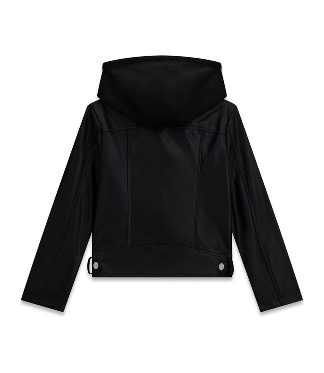 Guess PU HOODED JACKET J6YL06_W2613_JBLK