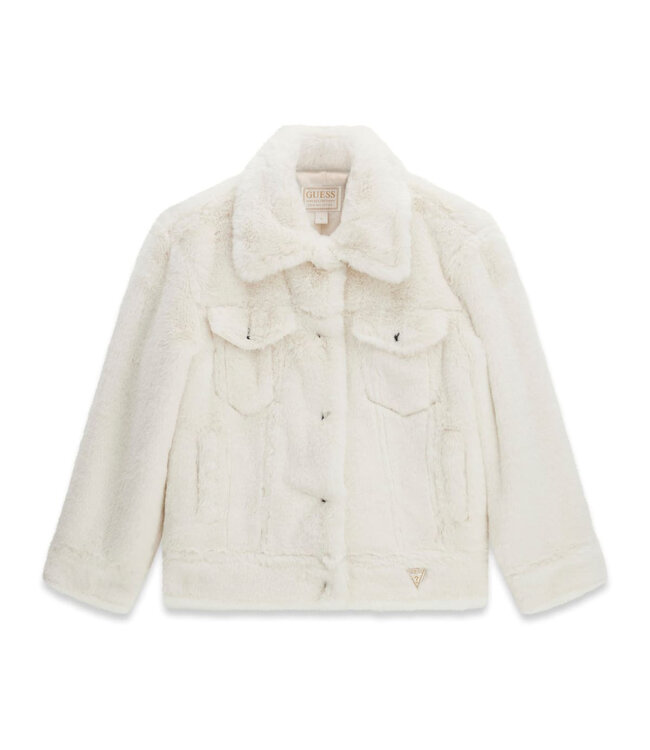 Guess LS FAUX FUR JACKET J6YL13_K4223_G012