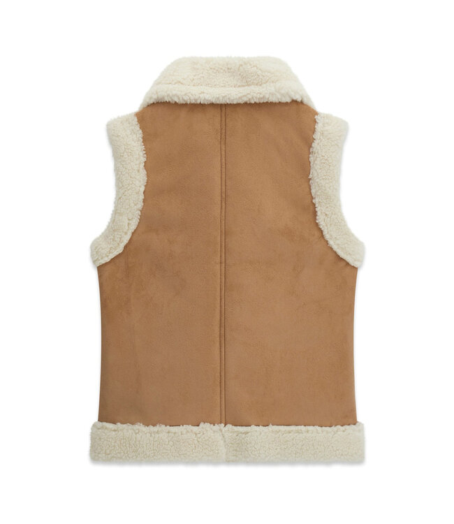Guess SUEDE VEST W/INNER SHERPA J6YL15_W2630_A106
