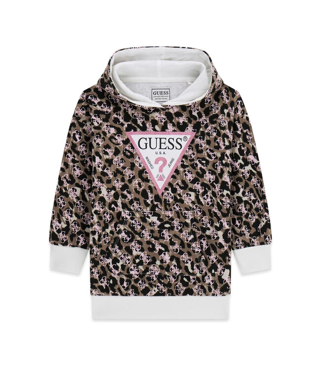 Guess HOODED LS ACTIVE DRESS K6YK06_K3843_PMMX