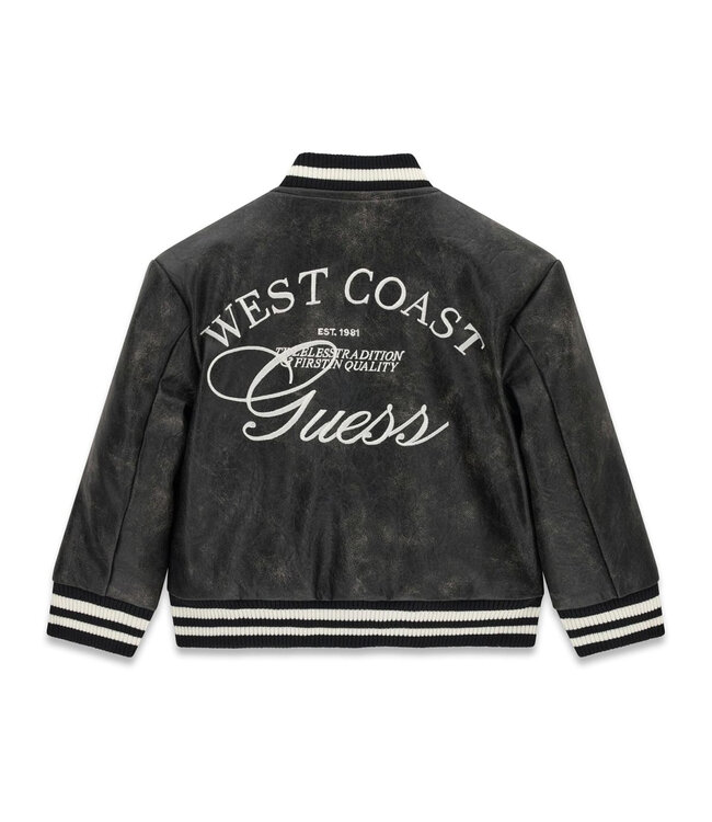 Guess PU PADDED LS BOMBER JACKET N6YL04_W2663_JBLK