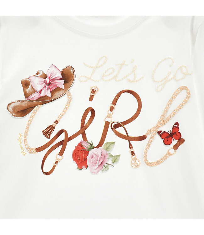 Monnalisa REG TEE LETS GO GIRL JERS 11H612_8201_0001