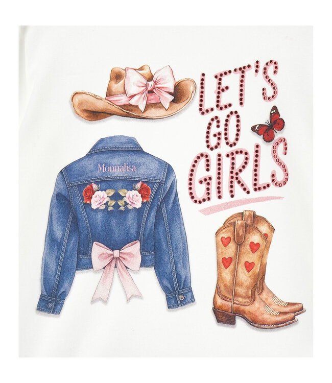 Monnalisa REG TEE COWGIRL KIT JERSE 11H613_8201_0001