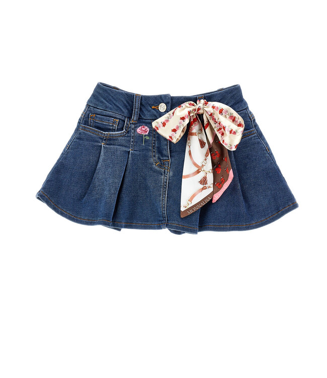 Monnalisa MINI GONNA SELLERIA DENIM 19H700_8042_0055