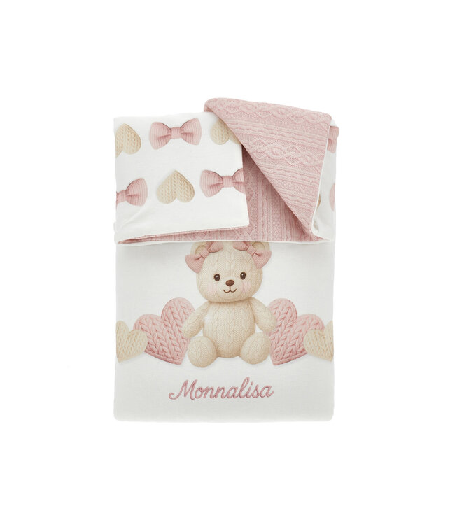 Monnalisa COPERTINA TEDDY INTERLOCK 35H002_8001_0191
